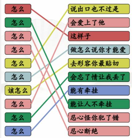 汉字找茬王连怎么的歌通关攻略